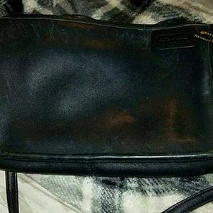 Medium sized Navy blue Coach Shoulder Bag